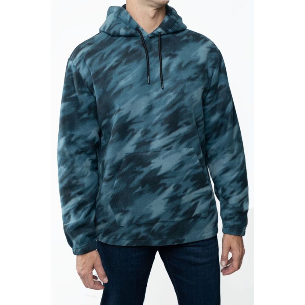 Lazer Men's Polar Fleece Pullover Hooded Sweatshirt
